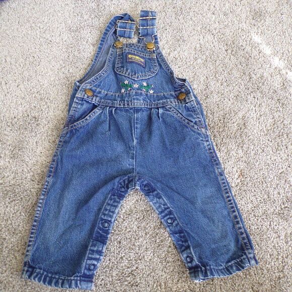 osh kosh b gosh girls overalls 18 mo - Picture 1 of 4